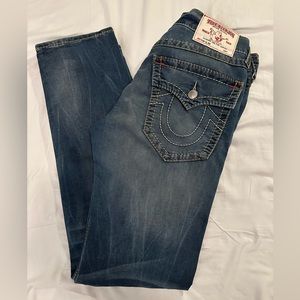 True Religion slim jeans, size 31, worn once